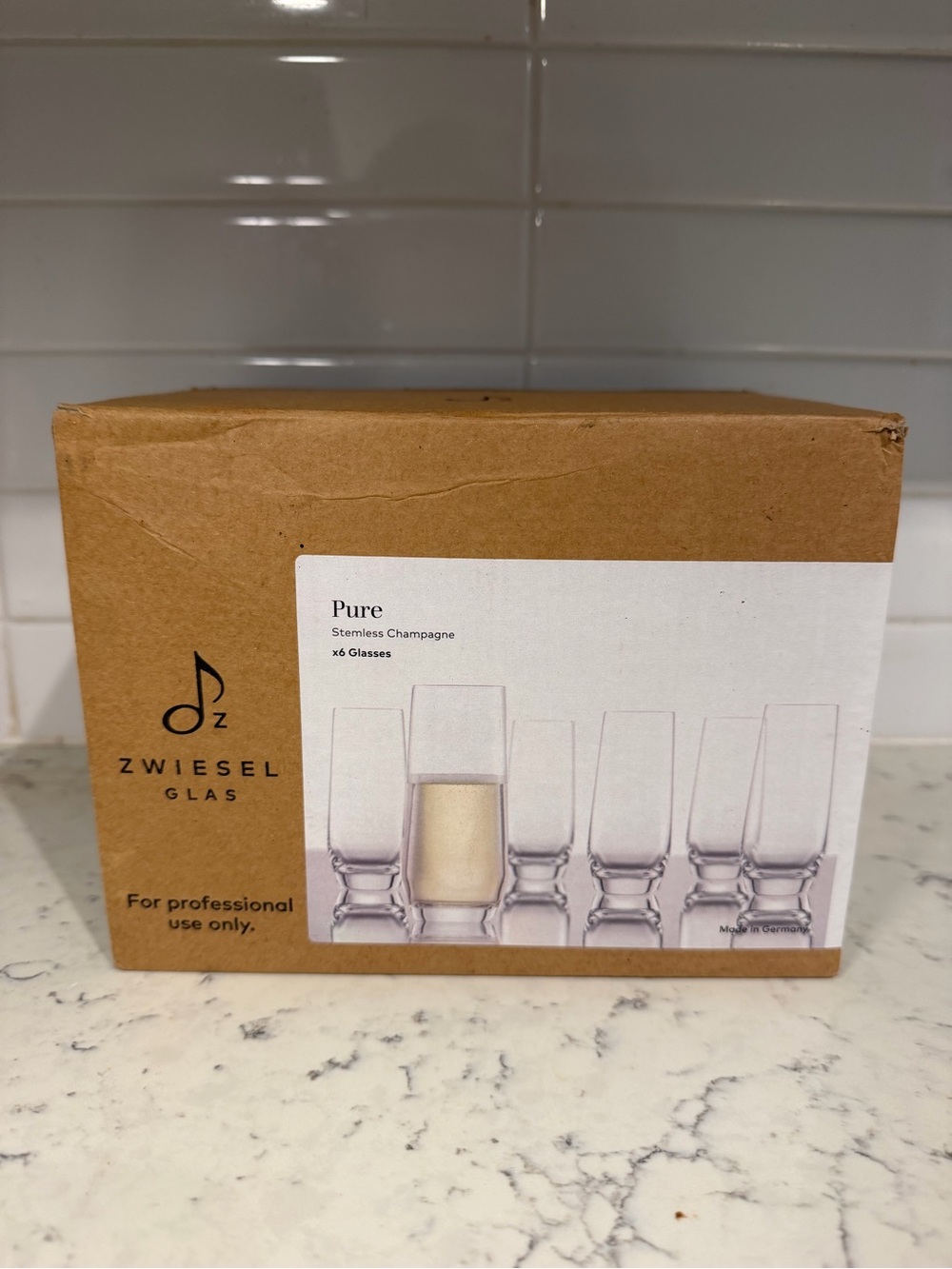 Zwiesel Glass Pure Stemless Champagne Glasses (Set of 6)